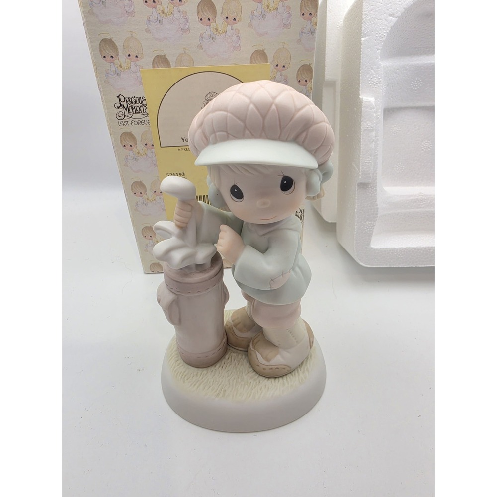 1991 Precious Moments Collection You Suit Me to a Tee Figurine # 526193‎ Golfer